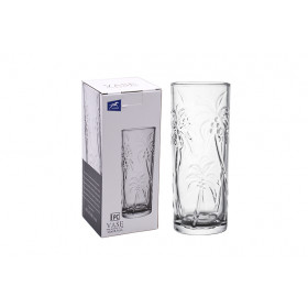 VASO VIDRO TRANSP 24,5X10CM