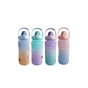 GARRAFA PLAST C/ ADESIVOS 2000ML