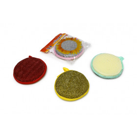 ESPONJA METAL LIMPEZA GIRASSOL 12CM  X12